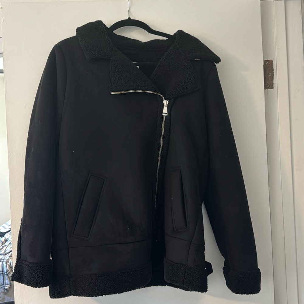 LOFT faux suede jacket
